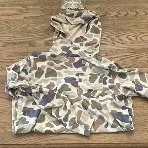 Free Fly Kids Small camo hoodie